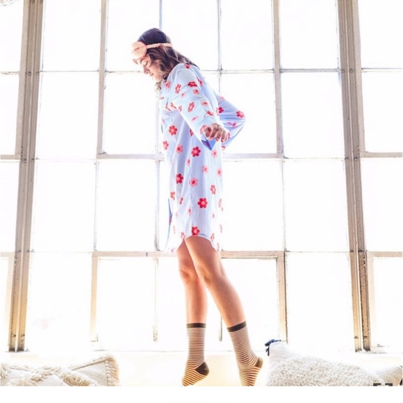 Ban.do Retro Daisy Sleep Dress Button Down SZ S NWT! - Picture 4 of 5